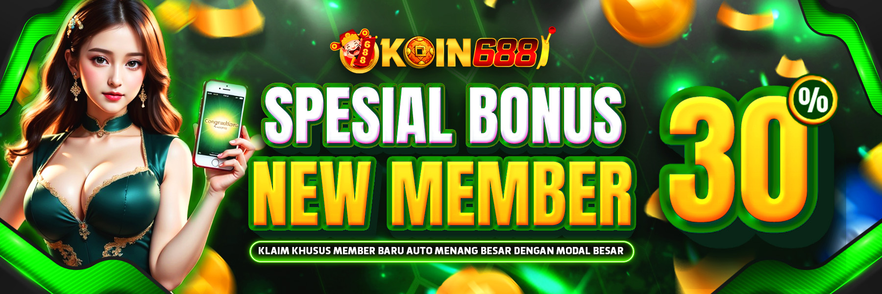BONUS NEW MEMBER 30%